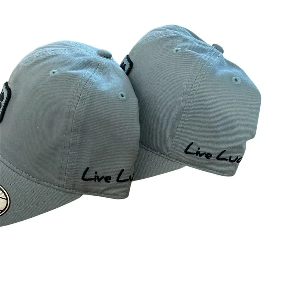BLACK CLOVET LIVE LUCKY BUNDLE of Two Unisex golf baseball cap, Blue, NWT